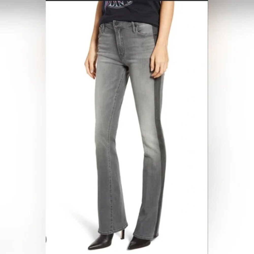 Mother The Insider Bootcut Jeans Supermoon Stripe Size 32